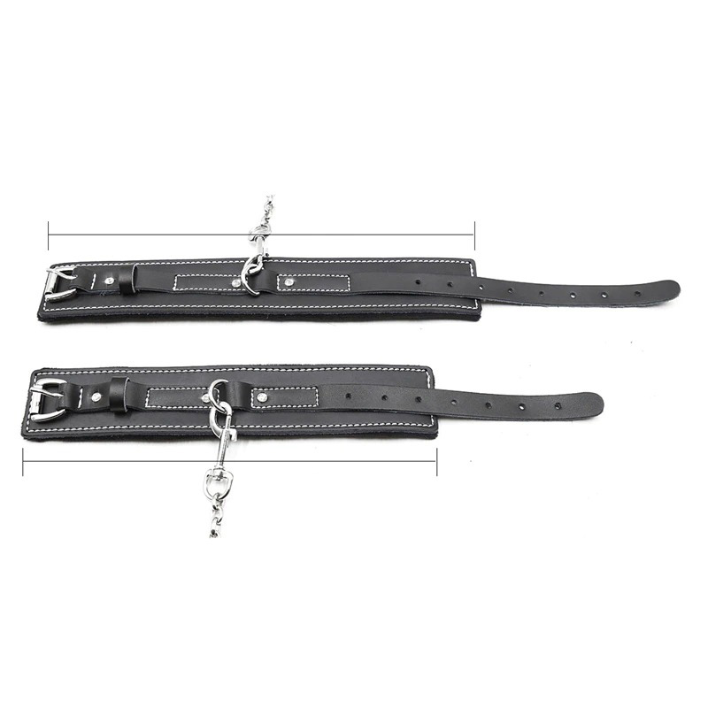 5Pcs PU Leather BDSM Set / Adult Sex Toy for Games / Erotic Whip and Handcuffs - EVE's SECRETS