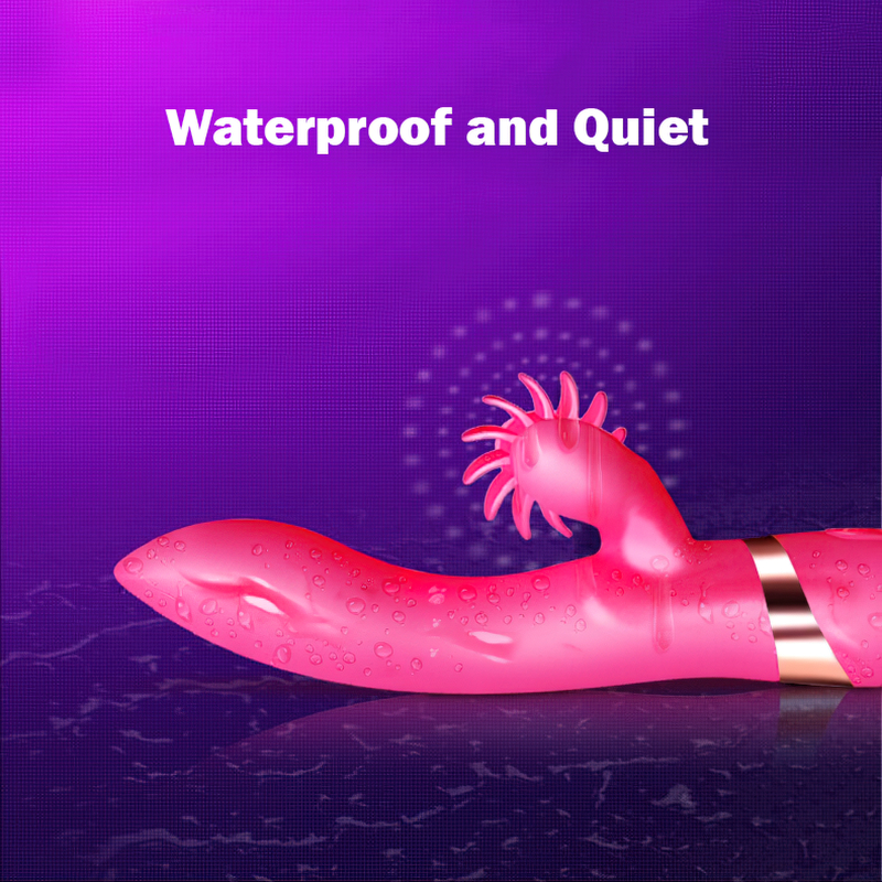 7-Frequencies Rabbit Vibrator with Licking Function / Women's Sex Stimulator - EVE's SECRETS