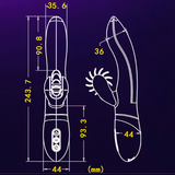 7-Frequencies Rabbit Vibrator with Licking Function / Women's Sex Stimulator - EVE's SECRETS
