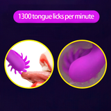 7-Frequencies Rabbit Vibrator with Licking Function / Women's Sex Stimulator - EVE's SECRETS