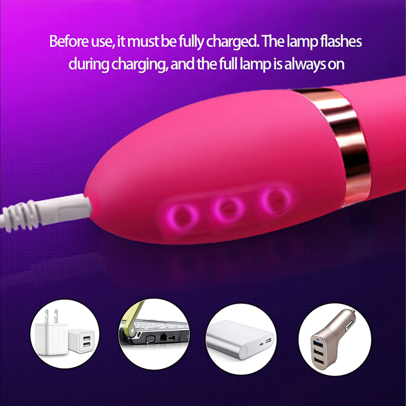 7-Frequencies Rabbit Vibrator with Licking Function / Women's Sex Stimulator - EVE's SECRETS