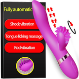7-Frequencies Rabbit Vibrator with Licking Function / Women's Sex Stimulator - EVE's SECRETS