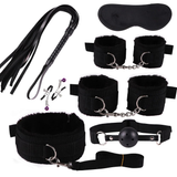 7-teiliges BDSM-Set für Paare / Handschellen für Sexspielzeug für Erwachsene / Erotikzubehör für Rollenspiele