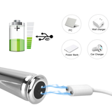9 Speed Metal Vibrator / USB Charge G-Spot Clitoris Stimulator / Sex Toys for Women - EVE's SECRETS