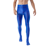 Men's Fitness Gymnastics Long Pants / Fashion Glossy Yoga Leggings Pants - EVE's SECRETS