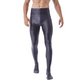 Men's Fitness Gymnastics Long Pants / Fashion Glossy Yoga Leggings Pants - EVE's SECRETS