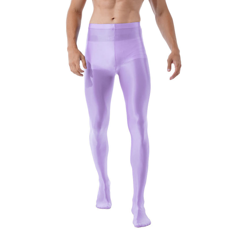 Men's Fitness Gymnastics Long Pants / Fashion Glossy Yoga Leggings Pants - EVE's SECRETS