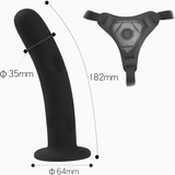 Adjustable Harness Strap-On Dildo / Adult Sex Toy for Female Couples - EVE's SECRETS