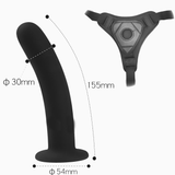 Adjustable Harness Strap-On Dildo / Adult Sex Toy for Female Couples - EVE's SECRETS