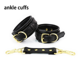 Adjustable PU Leather Handcuffs and Ankle Cuffs in Different Colors / Adult Toys for Erotic Games - EVE's SECRETS