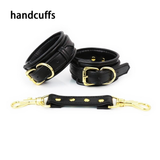 Adjustable PU Leather Handcuffs and Ankle Cuffs in Different Colors / Adult Toys for Erotic Games - EVE's SECRETS