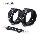 Adjustable PU Leather Handcuffs and Ankle Cuffs in Different Colors / Adult Toys for Erotic Games - EVE's SECRETS