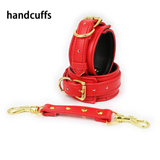 Adjustable PU Leather Handcuffs and Ankle Cuffs in Different Colors / Adult Toys for Erotic Games - EVE's SECRETS