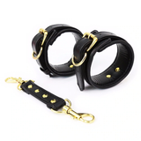 Menottes et chevilles réglables en cuir PU de différentes couleurs / Jouets pour adultes pour jeux érotiques