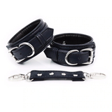Adjustable PU Leather Handcuffs and Ankle Cuffs in Different Colors / Adult Toys for Erotic Games - EVE's SECRETS