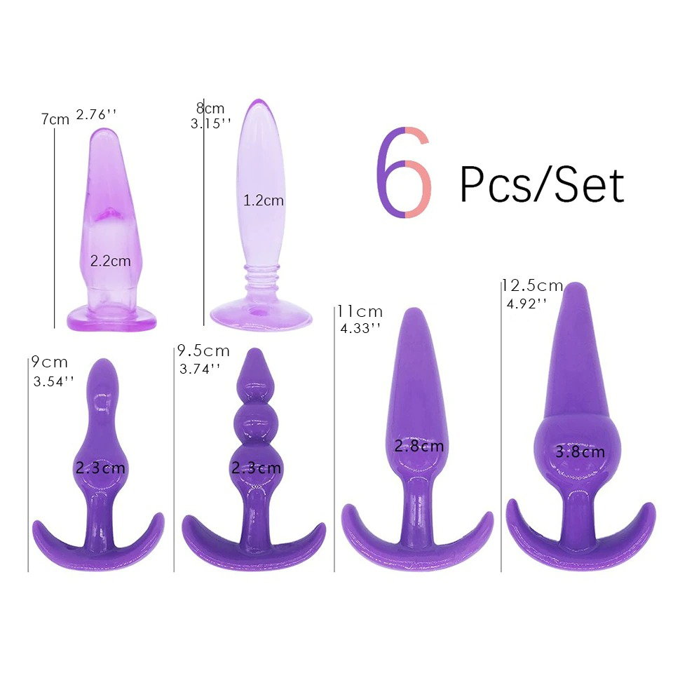 Adult Anal Sex Toy / Butt Plug Silicone Set / Anal Ball for Men and Women - EVE's SECRETS