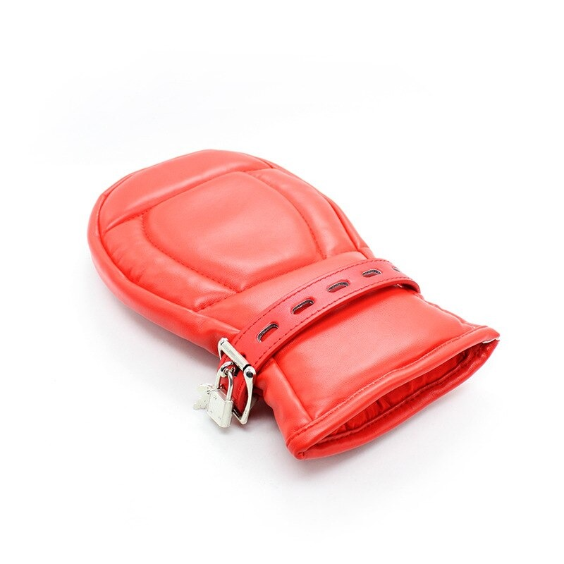 Adult BDSM Gloves / PU Leather Soft Handcuffs / Dog Paw Mittens for Sex Game - EVE's SECRETS
