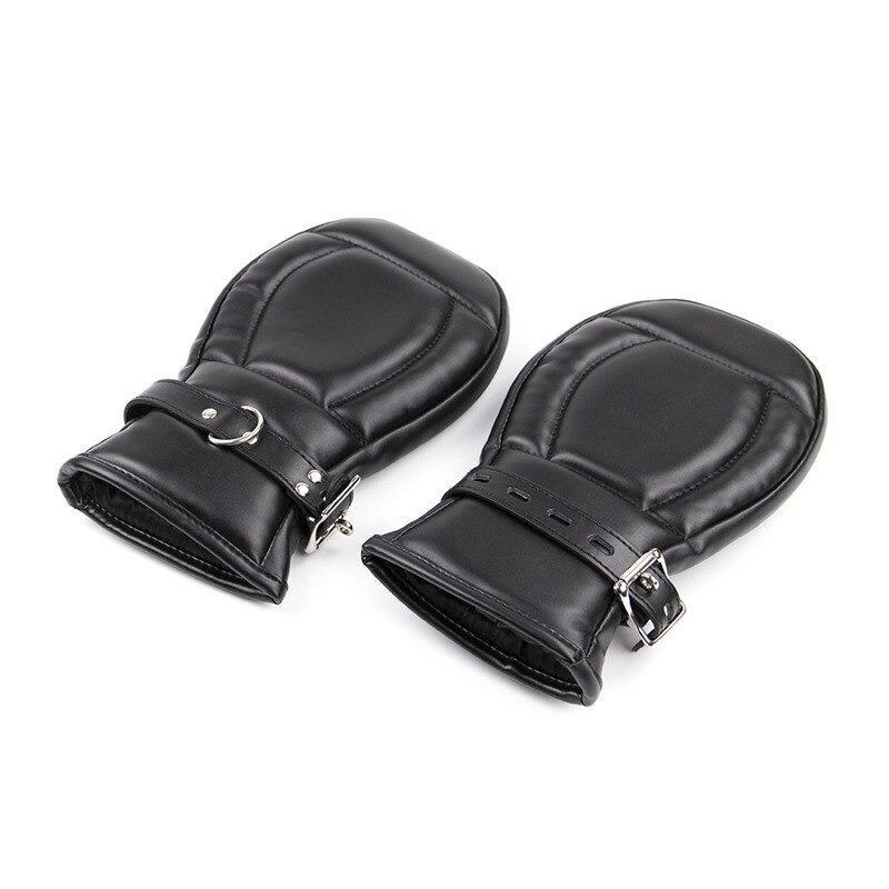 Adult BDSM Gloves / PU Leather Soft Handcuffs / Dog Paw Mittens for Sex Game - EVE's SECRETS