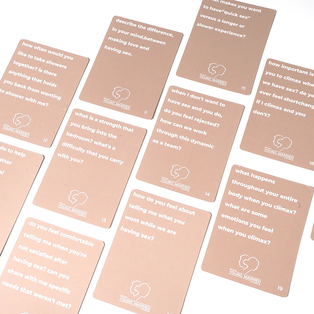52 Sex Questions for Couples to Get to Know Each Other / Erotic Card Games for Adults - EVE's SECRETS