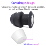 Adult Large Hollow Anal Plug with Silicone Stopper / Unisex Soft Butt Plug - EVE's SECRETS