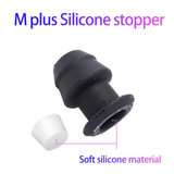 Adult Large Hollow Anal Plug with Silicone Stopper / Unisex Soft Butt Plug - EVE's SECRETS