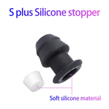 Adult Large Hollow Anal Plug with Silicone Stopper / Unisex Soft Butt Plug - EVE's SECRETS
