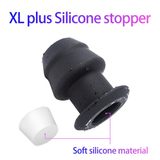 Adult Large Hollow Anal Plug with Silicone Stopper / Unisex Soft Butt Plug - EVE's SECRETS