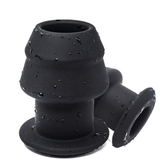 Adult Large Hollow Anal Plug with Silicone Stopper / Unisex Soft Butt Plug - EVE's SECRETS
