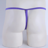 Adult Men's Exotic Faux Leather Sexy Lingerie / G-String Male Underpants With Elastic Penis Hole - EVE's SECRETS