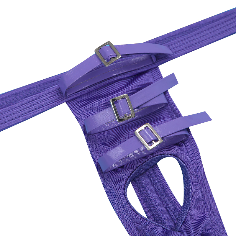 Adult Men's Exotic Faux Leather Sexy Lingerie / G-String Male Underpants With Elastic Penis Hole - EVE's SECRETS