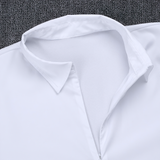 Adult Men's Modern Slim Fit Dancewear / Bodysuit Shirt with Bowtie Turn-down Collar and Front Zipper - EVE's SECRETS