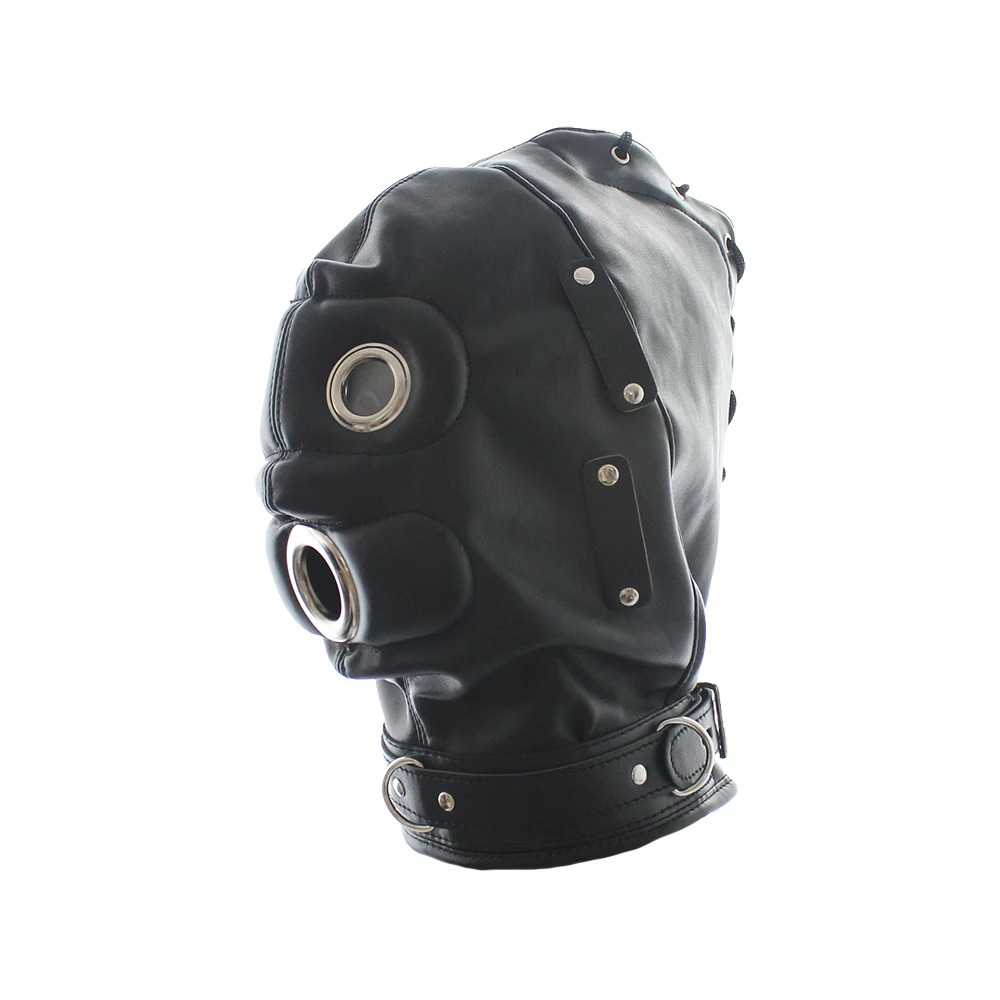 Adult Removable Suit Headgear for Sex Games / Unisex Eye Patch/Dildo Gag - EVE's SECRETS