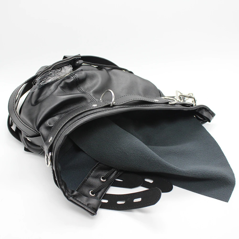 Adult Removable Suit Headgear for Sex Games / Unisex Eye Patch/Dildo Gag - EVE's SECRETS