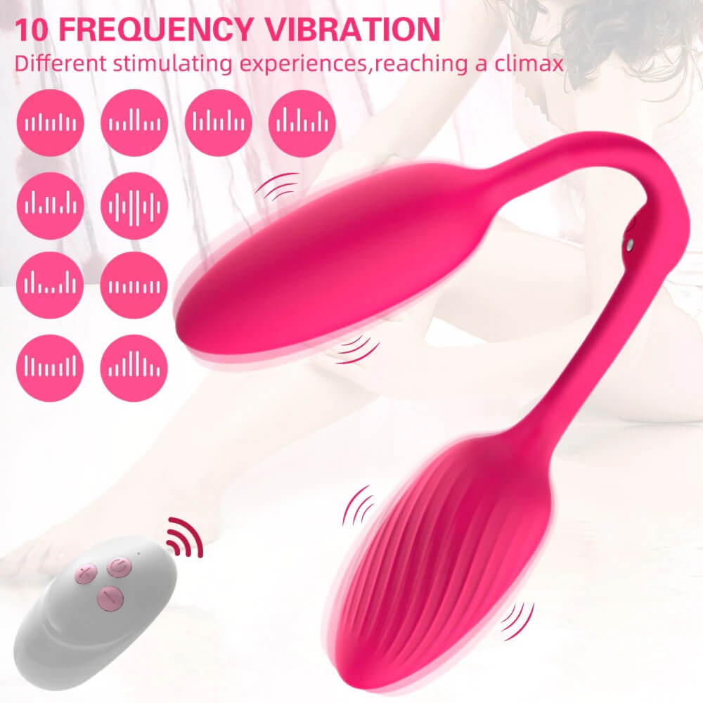 Adult Sex Toys For Couples / Female Wireless Remote G-Spot Vibrator / Double Penetration Masturbator - EVE's SECRETS
