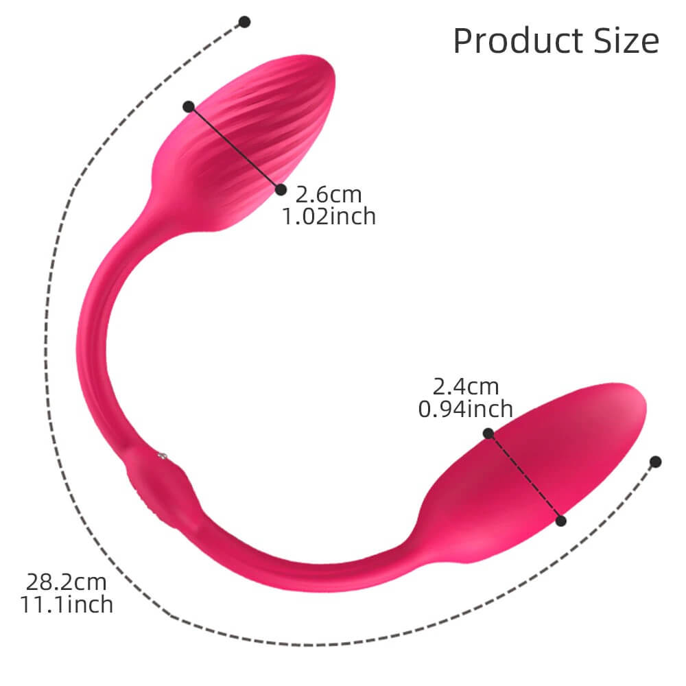 Adult Sex Toys For Couples / Female Wireless Remote G-Spot Vibrator / Double Penetration Masturbator - EVE's SECRETS