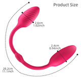 Adult Sex Toys For Couples / Female Wireless Remote G-Spot Vibrator / Double Penetration Masturbator - EVE's SECRETS
