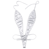 Adult Shiny Female Bodysuits / Sexy Wet Look Lingerie with Lace-up - EVE's SECRETS