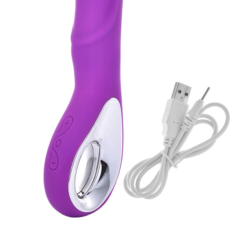 Adult Silicone G-Spot Vibrator / Strong Female Vibration Dildo with 10 Frequency - EVE's SECRETS
