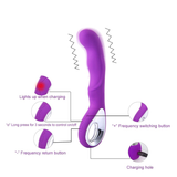 Adult Silicone G-Spot Vibrator / Strong Female Vibration Dildo with 10 Frequency - EVE's SECRETS