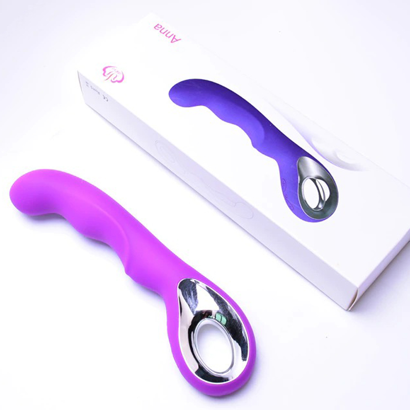 Adult Silicone G-Spot Vibrator / Strong Female Vibration Dildo with 10 Frequency - EVE's SECRETS