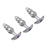 Metal Beaded Anal Plug with Removable Base / Sex Toys for Men and Women - EVE's SECRETS