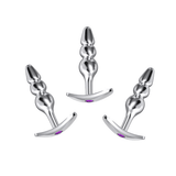 Metal Beaded Anal Plug with Removable Base / Sex Toys for Men and Women - EVE's SECRETS