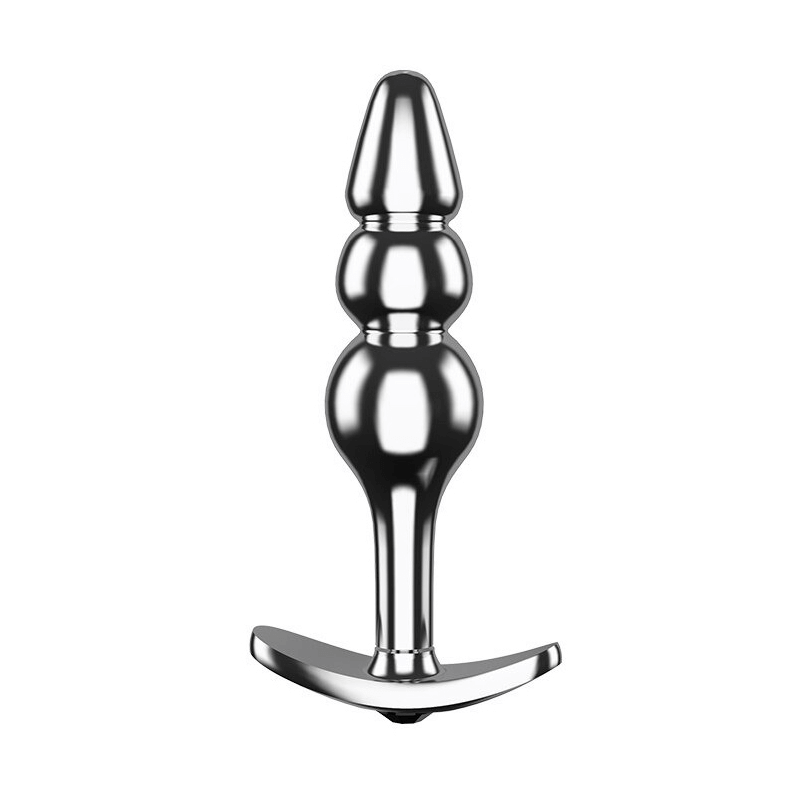 Metal Beaded Anal Plug with Removable Base / Sex Toys for Men and Women - EVE's SECRETS