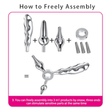 Adult Stainless Steel Dildo Butt Plug / Metal Sex Toy for Couples - EVE's SECRETS