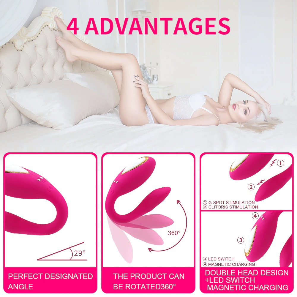 Adult Wireless Vibrator for Female / Silicone Sex Toy / G-Spot and Vagina Stimulator - EVE's SECRETS