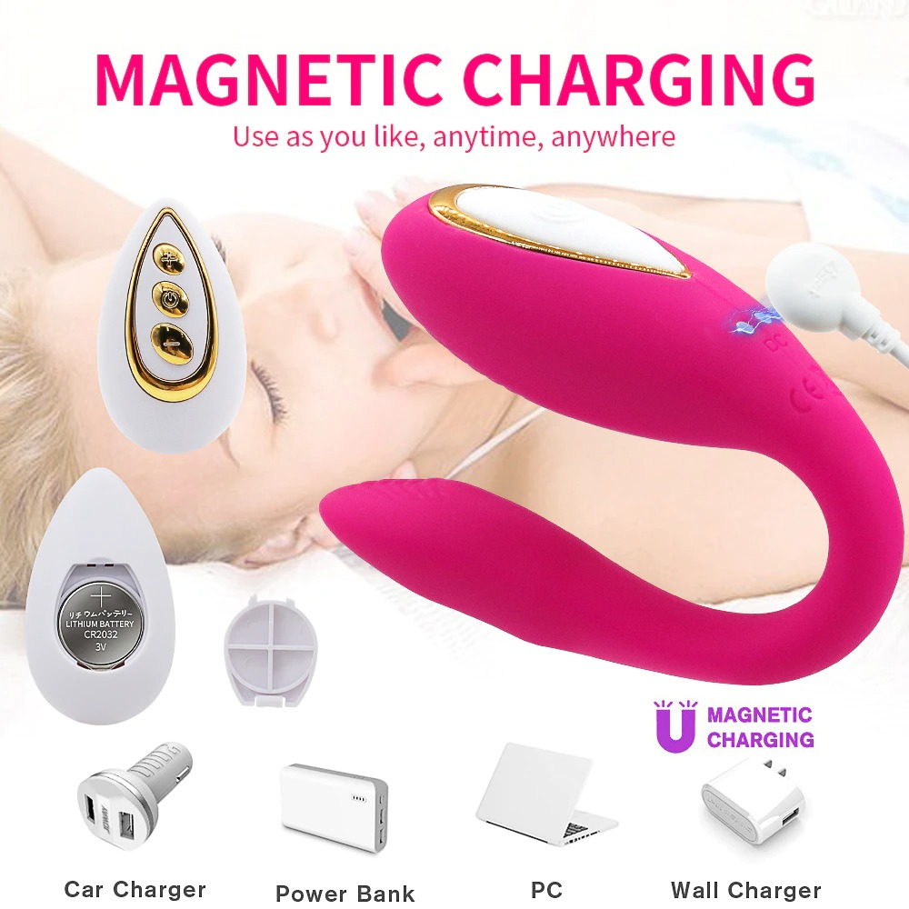 Adult Wireless Vibrator for Female / Silicone Sex Toy / G-Spot and Vagina Stimulator - EVE's SECRETS