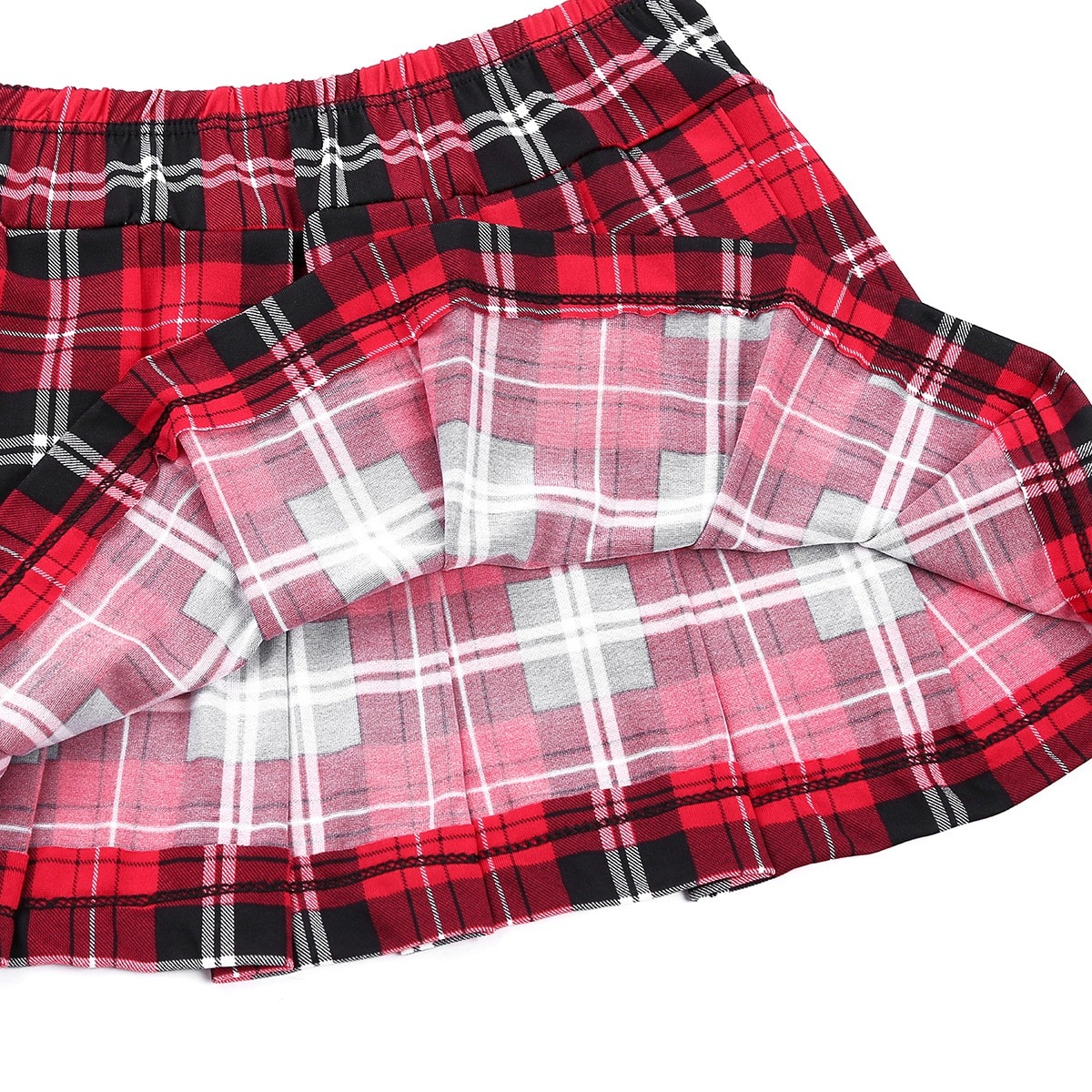 Adults Schoolgirl Cosplay Uniform / Female Sexy Costume / Top with Pleated Mini Skirt - EVE's SECRETS