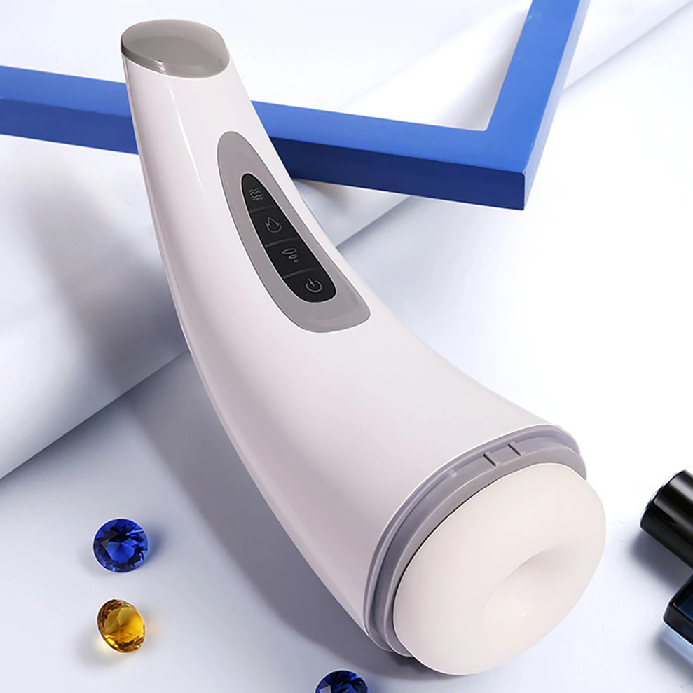 Air Sucking Male Masturbation Cup / Automatic Vibration Blowjob Toy with Heating Function - EVE's SECRETS