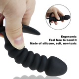 Anal Beaded Vibrator / Single Speed Prostate Dildo Massager / Men's and Women's Butt Plug - EVE's SECRETS