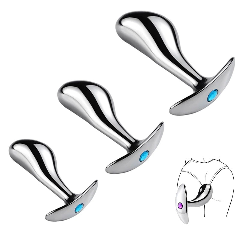 Anal Butt Plug for Men & Women / Adult Erotic Metal Masturbater / Anal Vaginal Unisex Sex Toys - EVE's SECRETS